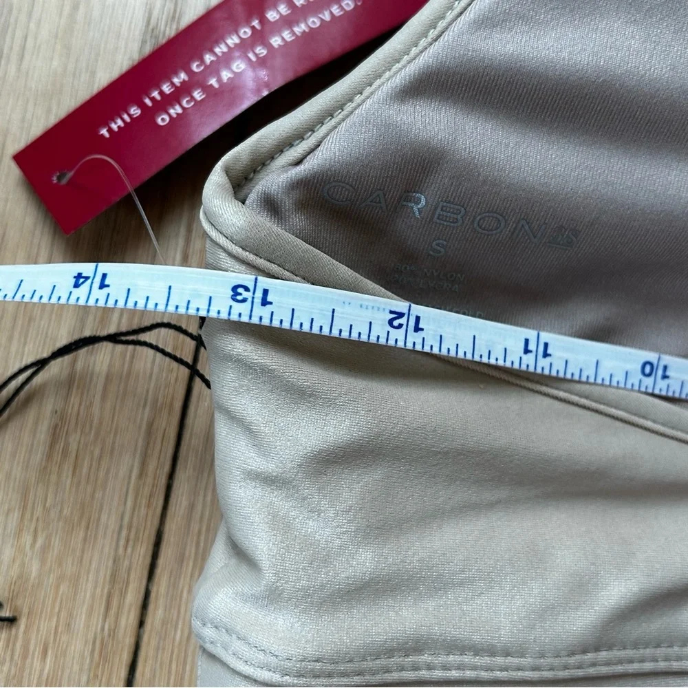 Carbon38 takara shine sports bra‎ size xs tan women’s